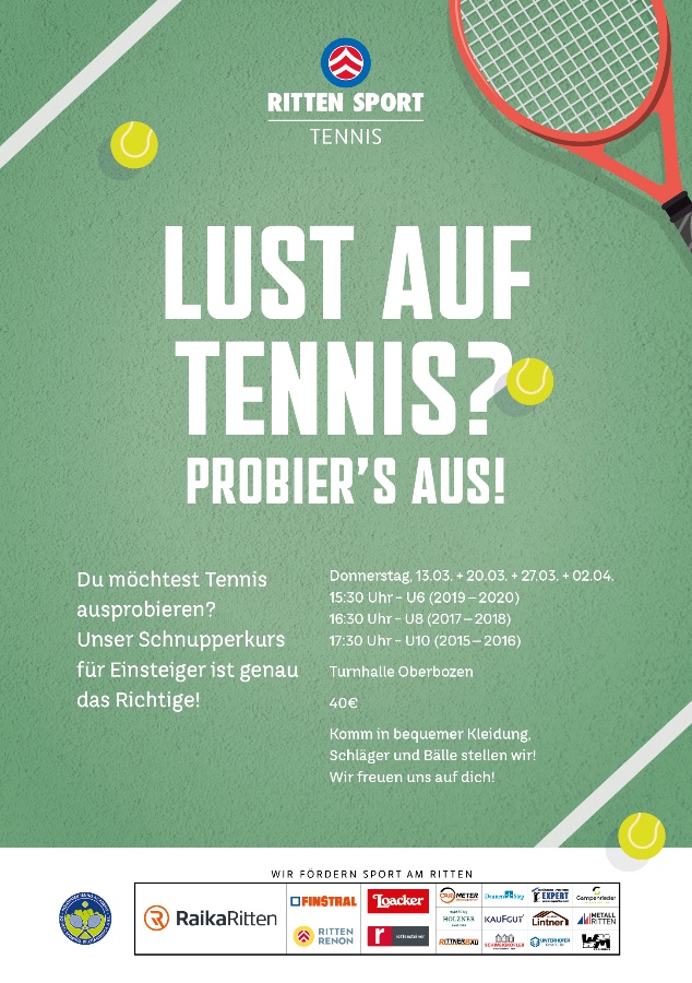 Lust auf Tennis? Probier’s aus!